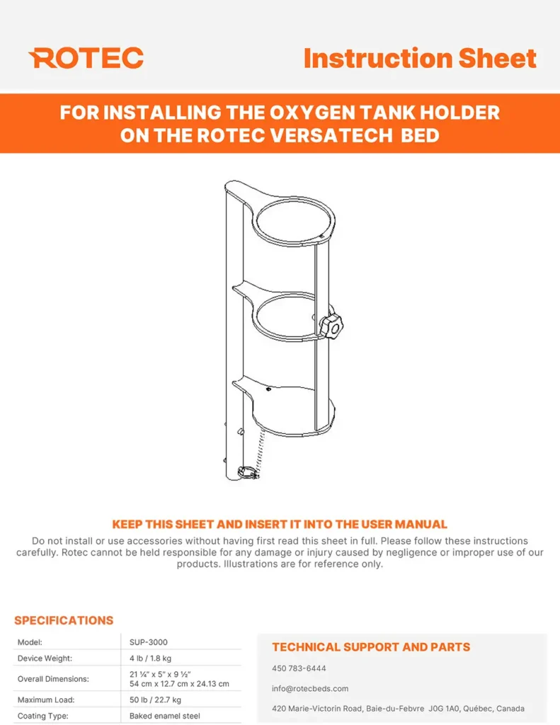 Oxygen Tank Holder