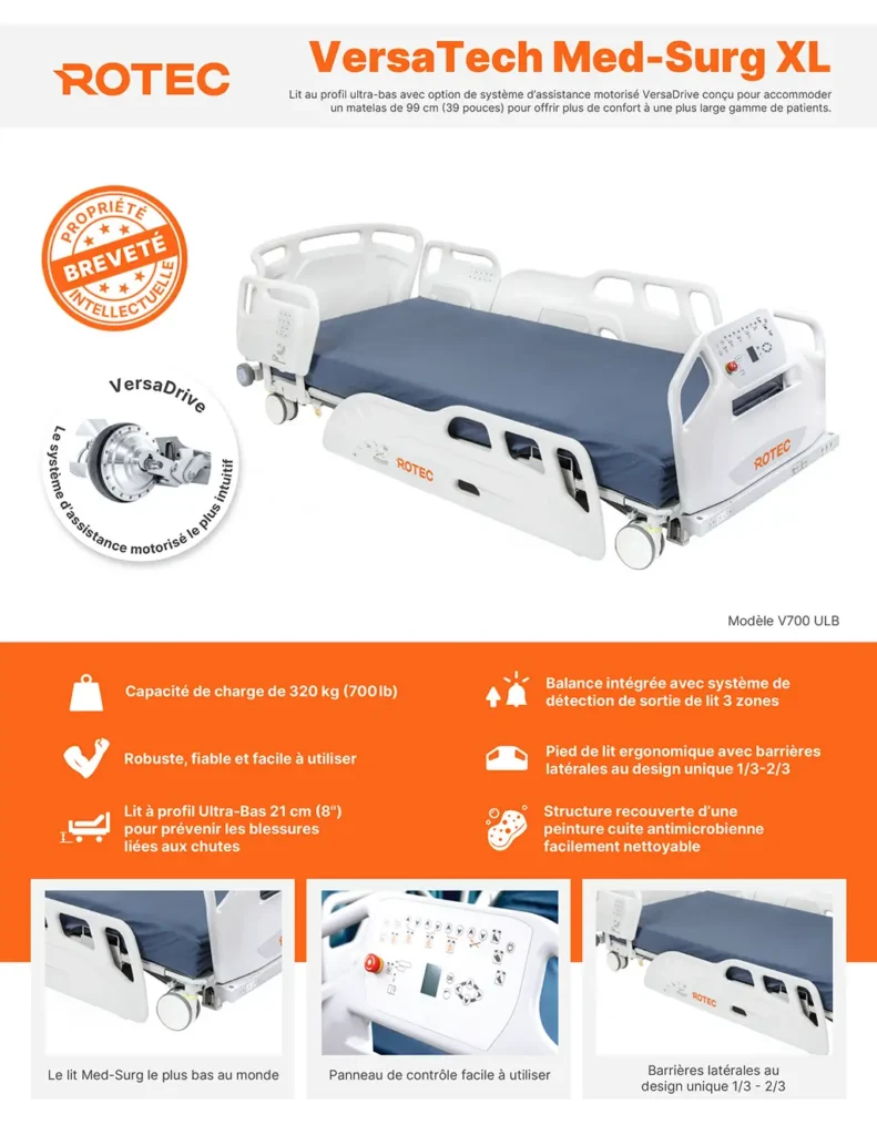 FR - Fiche technique - VersaTech Med-Surg XL